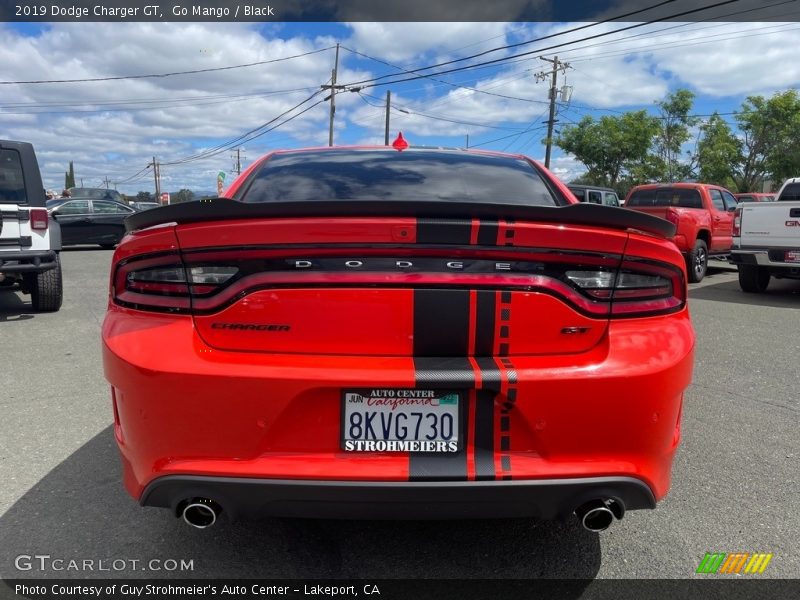 Go Mango / Black 2019 Dodge Charger GT