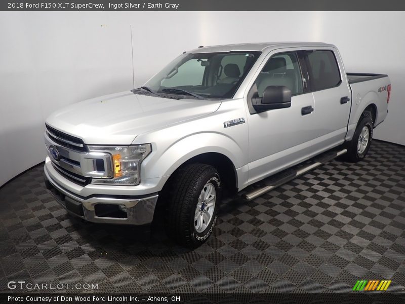 Ingot Silver / Earth Gray 2018 Ford F150 XLT SuperCrew