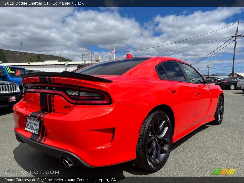 Go Mango / Black 2019 Dodge Charger GT