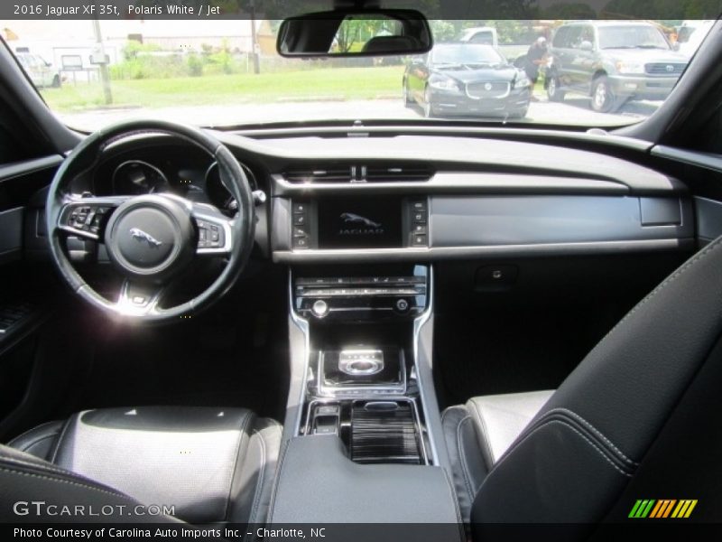 Polaris White / Jet 2016 Jaguar XF 35t
