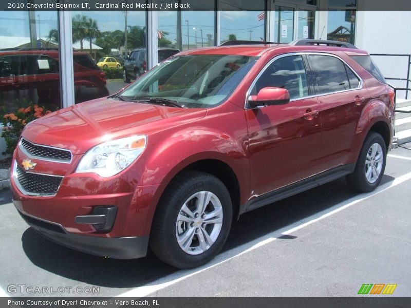 Cardinal Red Metallic / Jet Black 2010 Chevrolet Equinox LT