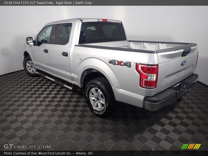 Ingot Silver / Earth Gray 2018 Ford F150 XLT SuperCrew
