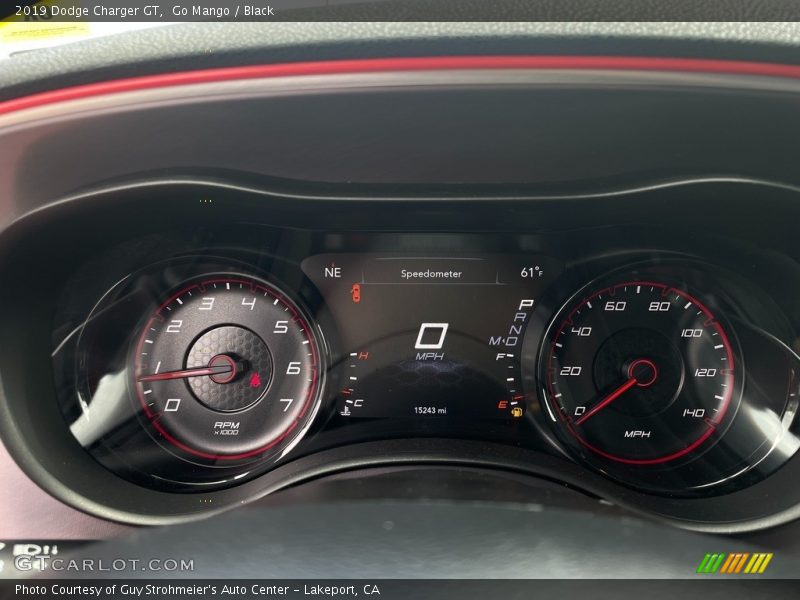 Go Mango / Black 2019 Dodge Charger GT