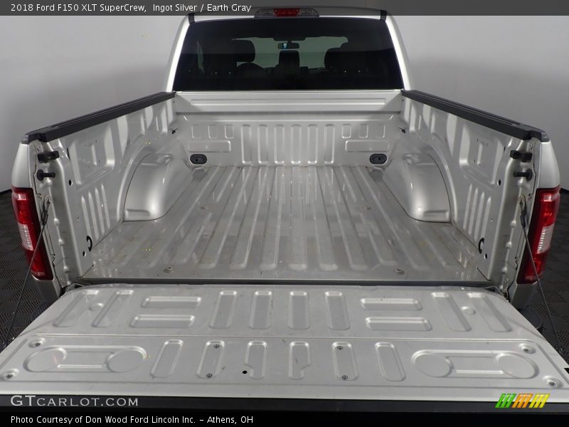 Ingot Silver / Earth Gray 2018 Ford F150 XLT SuperCrew