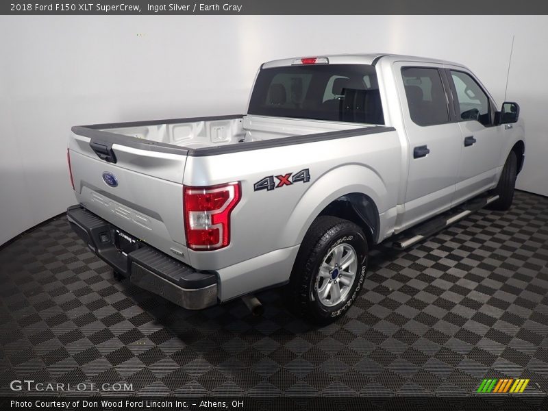 Ingot Silver / Earth Gray 2018 Ford F150 XLT SuperCrew