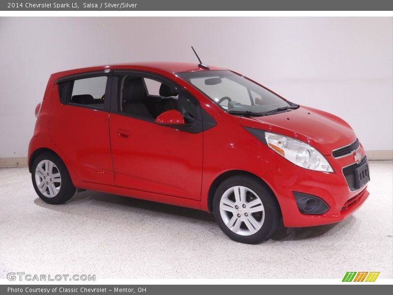 Salsa / Silver/Silver 2014 Chevrolet Spark LS