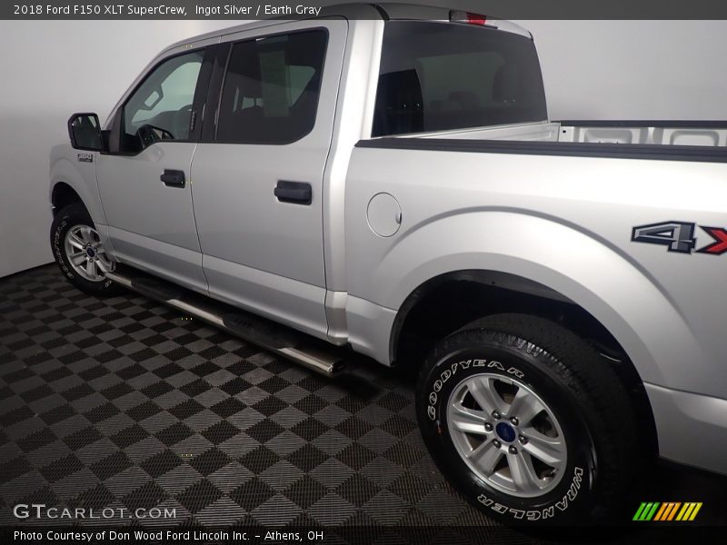 Ingot Silver / Earth Gray 2018 Ford F150 XLT SuperCrew