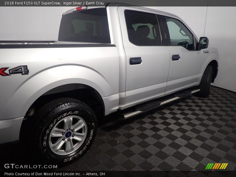 Ingot Silver / Earth Gray 2018 Ford F150 XLT SuperCrew