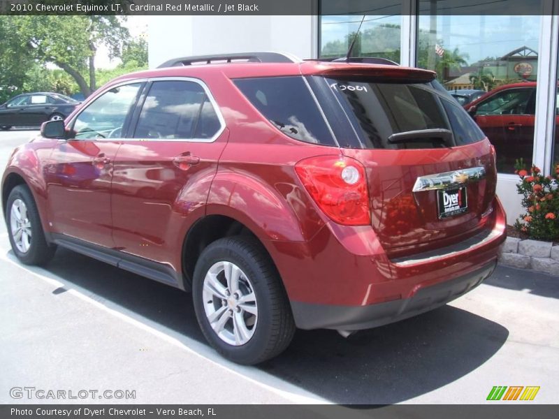 Cardinal Red Metallic / Jet Black 2010 Chevrolet Equinox LT