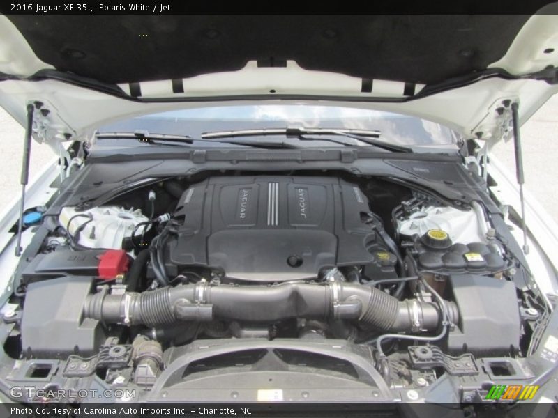 Polaris White / Jet 2016 Jaguar XF 35t