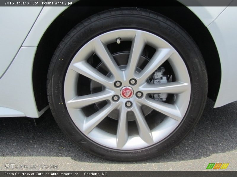 Polaris White / Jet 2016 Jaguar XF 35t