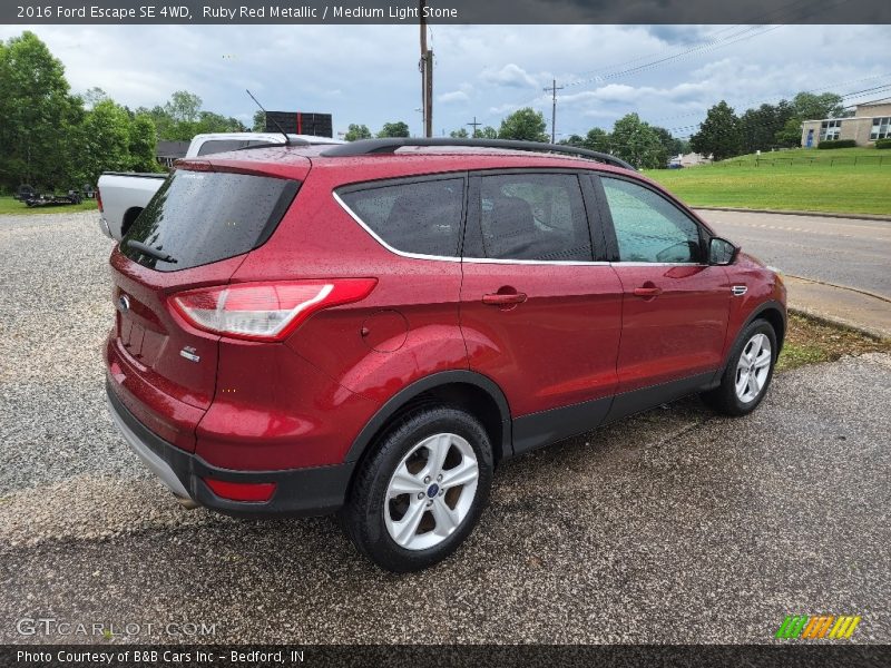 Ruby Red Metallic / Medium Light Stone 2016 Ford Escape SE 4WD