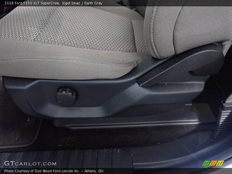 Ingot Silver / Earth Gray 2018 Ford F150 XLT SuperCrew