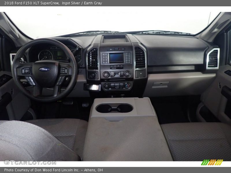 Ingot Silver / Earth Gray 2018 Ford F150 XLT SuperCrew