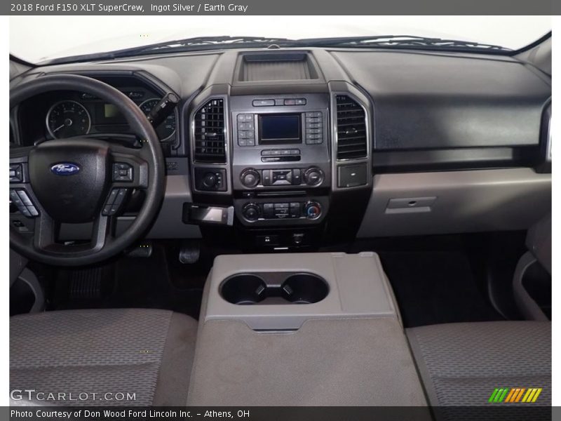Ingot Silver / Earth Gray 2018 Ford F150 XLT SuperCrew