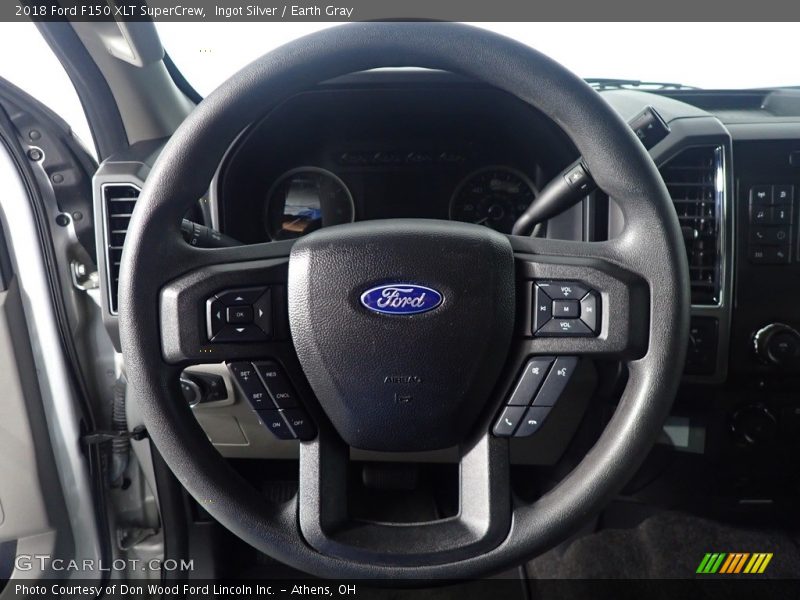 Ingot Silver / Earth Gray 2018 Ford F150 XLT SuperCrew