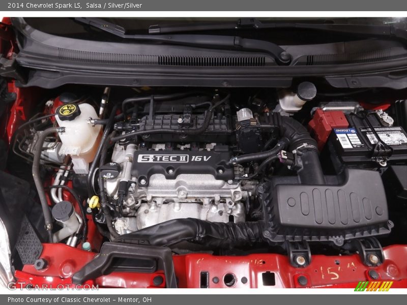 Salsa / Silver/Silver 2014 Chevrolet Spark LS