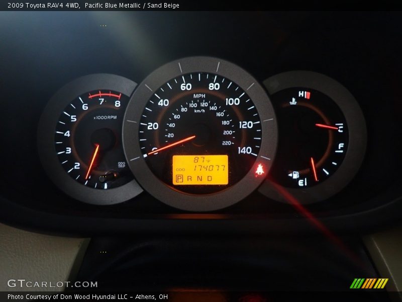 Pacific Blue Metallic / Sand Beige 2009 Toyota RAV4 4WD