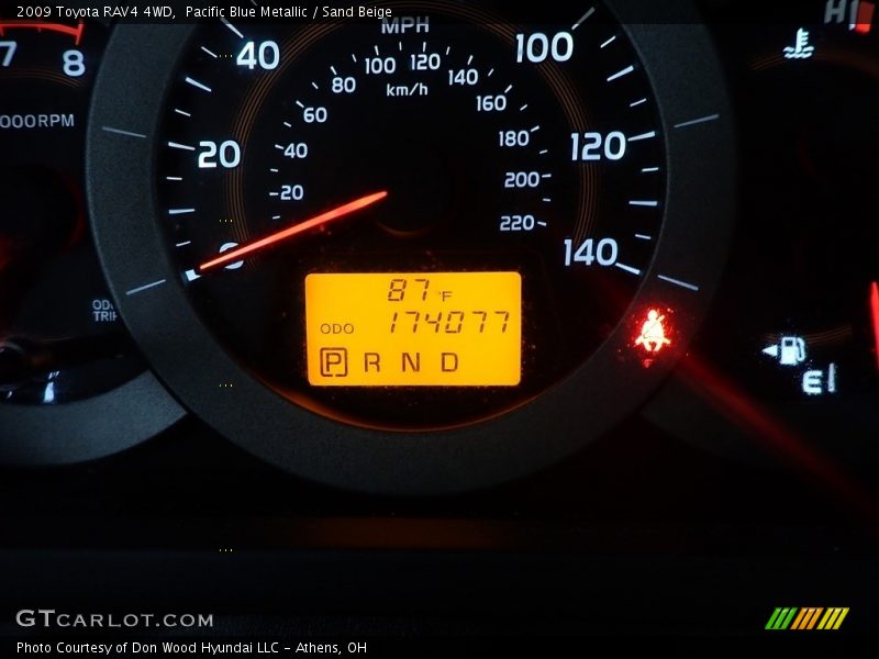 Pacific Blue Metallic / Sand Beige 2009 Toyota RAV4 4WD