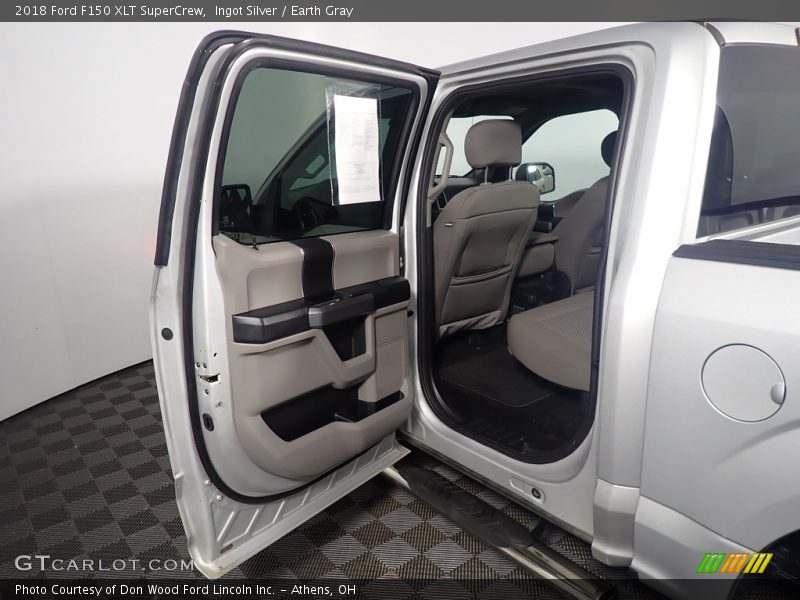 Ingot Silver / Earth Gray 2018 Ford F150 XLT SuperCrew