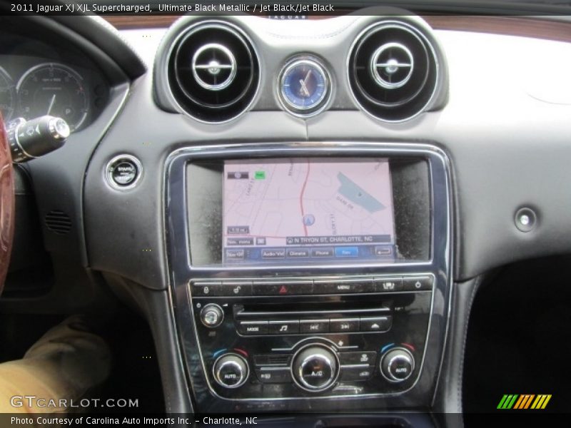 Ultimate Black Metallic / Jet Black/Jet Black 2011 Jaguar XJ XJL Supercharged