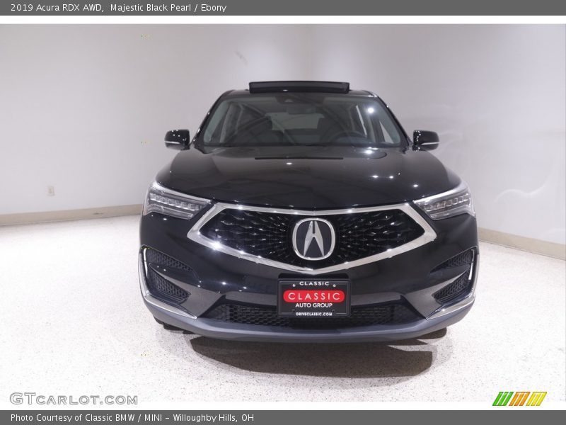 Majestic Black Pearl / Ebony 2019 Acura RDX AWD