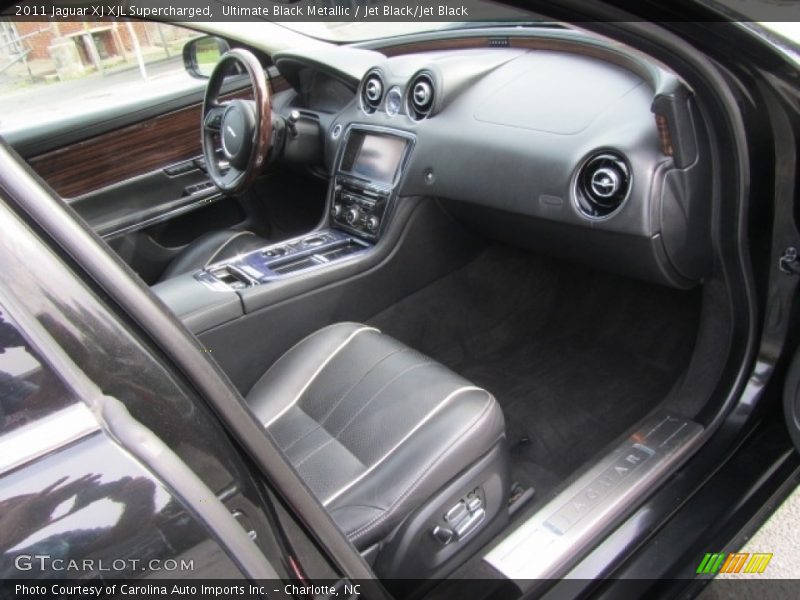 Ultimate Black Metallic / Jet Black/Jet Black 2011 Jaguar XJ XJL Supercharged