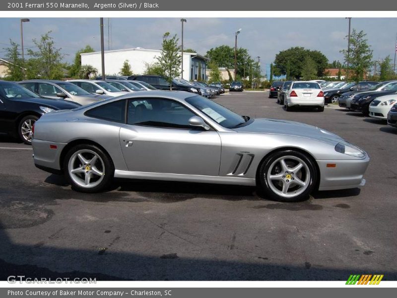 Argento (Silver) / Black 2001 Ferrari 550 Maranello