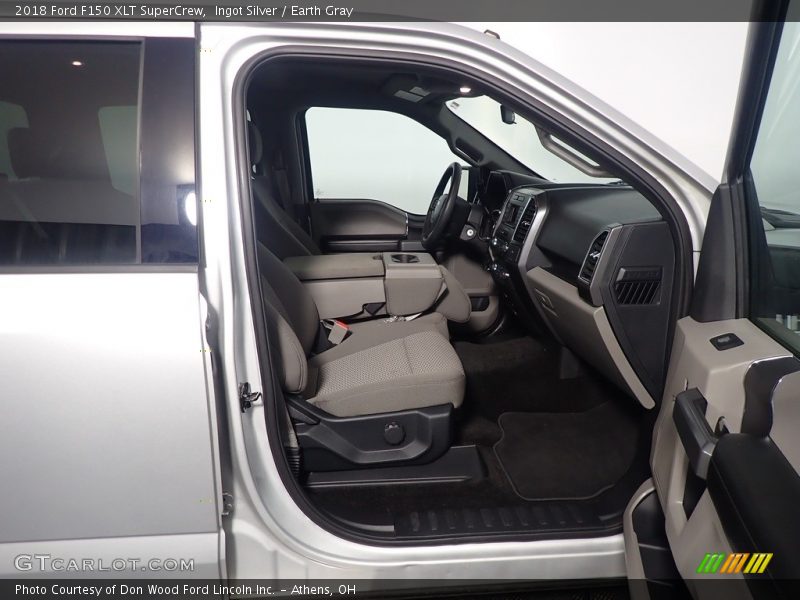 Ingot Silver / Earth Gray 2018 Ford F150 XLT SuperCrew