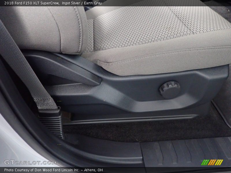Ingot Silver / Earth Gray 2018 Ford F150 XLT SuperCrew