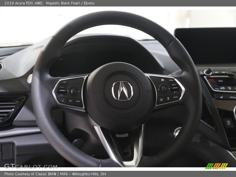 Majestic Black Pearl / Ebony 2019 Acura RDX AWD