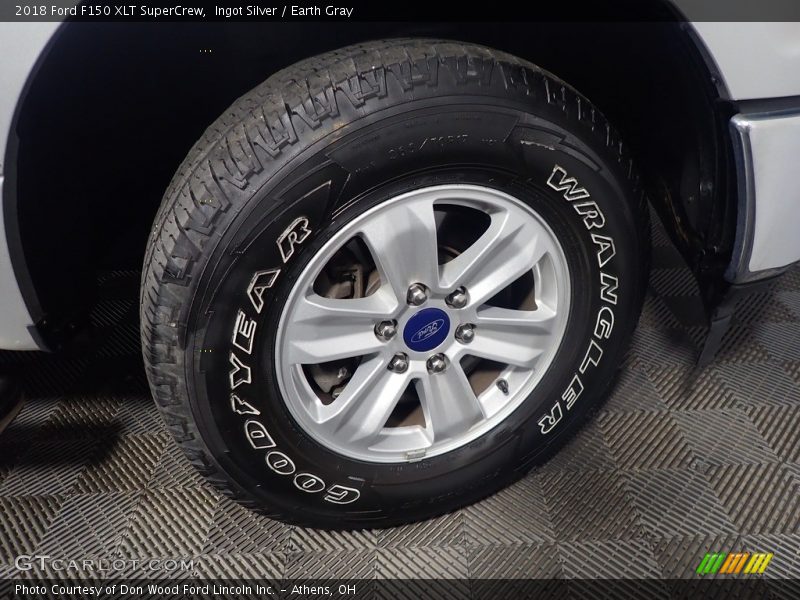 Ingot Silver / Earth Gray 2018 Ford F150 XLT SuperCrew
