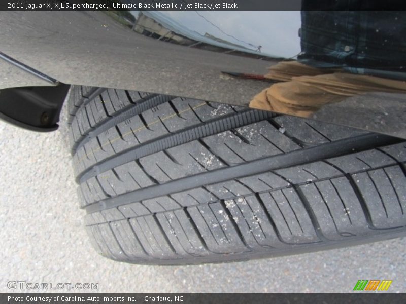 Ultimate Black Metallic / Jet Black/Jet Black 2011 Jaguar XJ XJL Supercharged