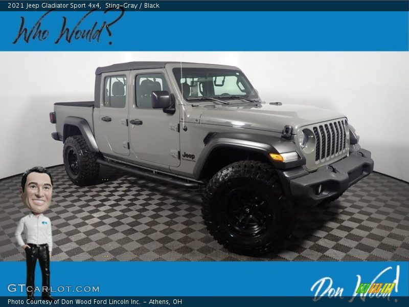 Sting-Gray / Black 2021 Jeep Gladiator Sport 4x4