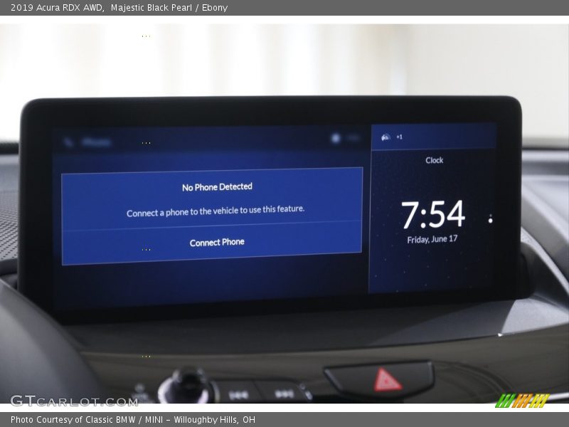 Majestic Black Pearl / Ebony 2019 Acura RDX AWD