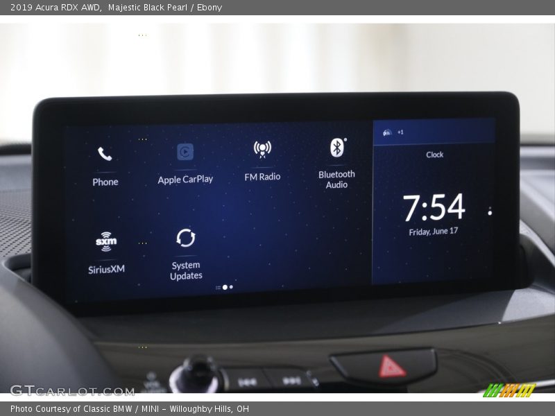Majestic Black Pearl / Ebony 2019 Acura RDX AWD
