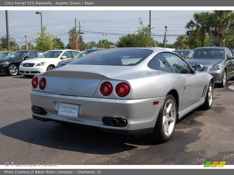 Argento (Silver) / Black 2001 Ferrari 550 Maranello