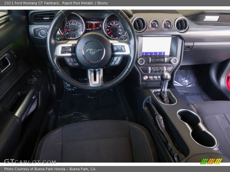 Dashboard of 2021 Mustang GT Fastback