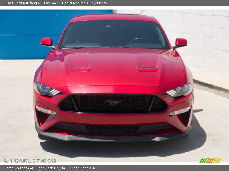 Rapid Red Metallic / Ebony 2021 Ford Mustang GT Fastback