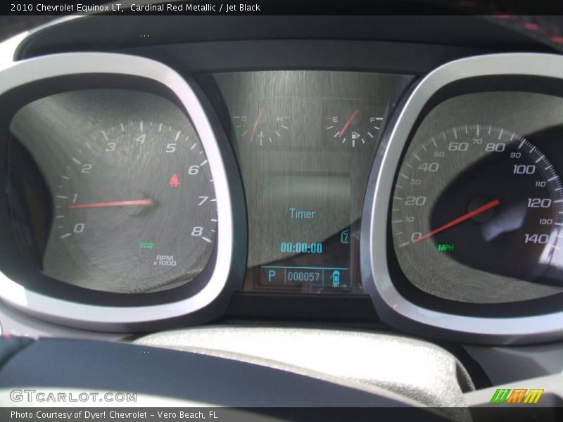 Cardinal Red Metallic / Jet Black 2010 Chevrolet Equinox LT