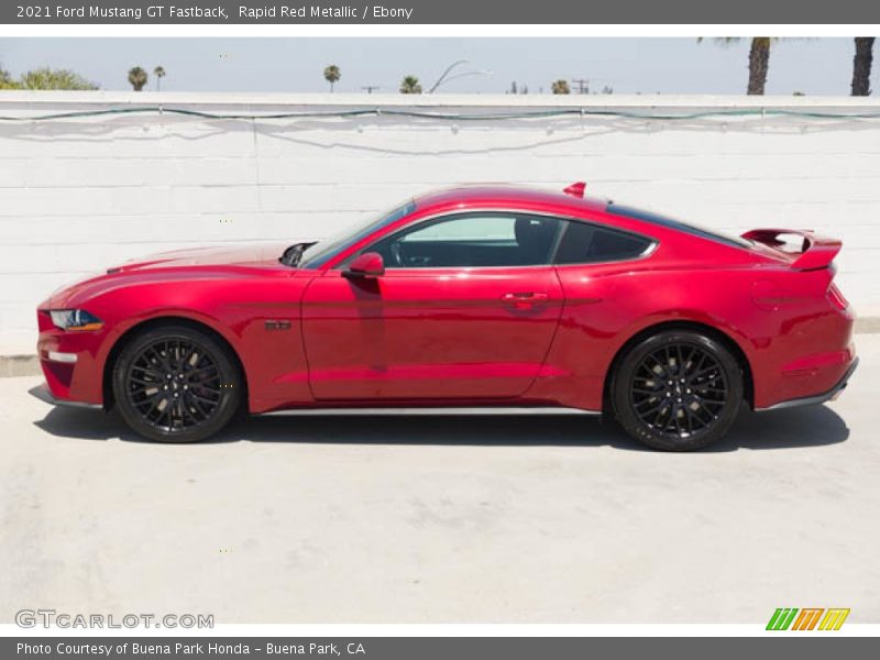  2021 Mustang GT Fastback Rapid Red Metallic