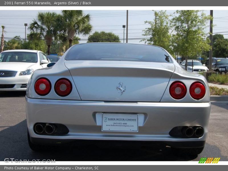 Argento (Silver) / Black 2001 Ferrari 550 Maranello
