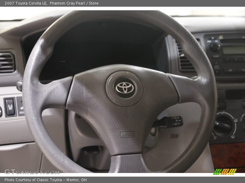 Phantom Gray Pearl / Stone 2007 Toyota Corolla LE