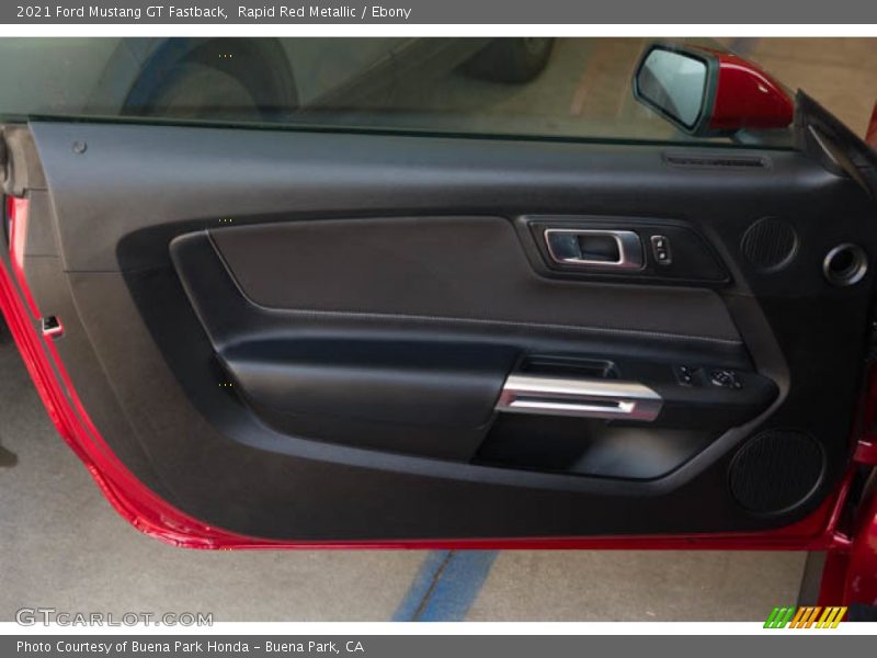 Door Panel of 2021 Mustang GT Fastback