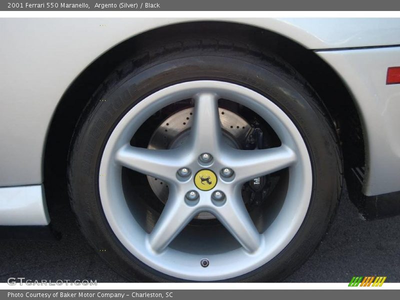 Argento (Silver) / Black 2001 Ferrari 550 Maranello