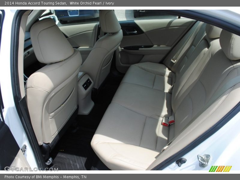 White Orchid Pearl / Ivory 2014 Honda Accord Touring Sedan