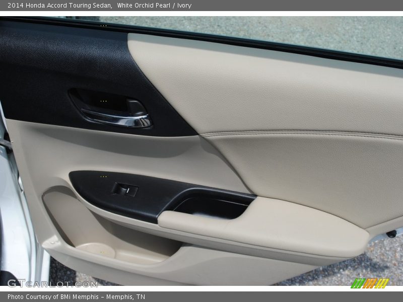 White Orchid Pearl / Ivory 2014 Honda Accord Touring Sedan