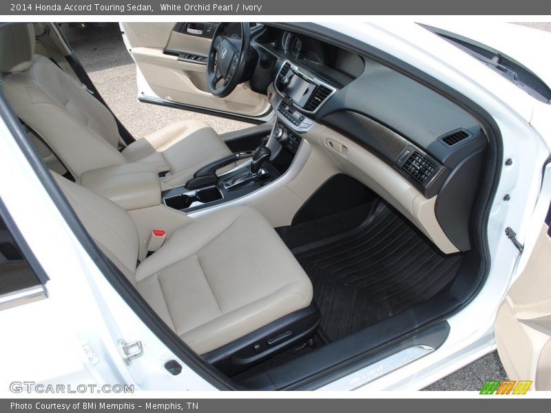 White Orchid Pearl / Ivory 2014 Honda Accord Touring Sedan