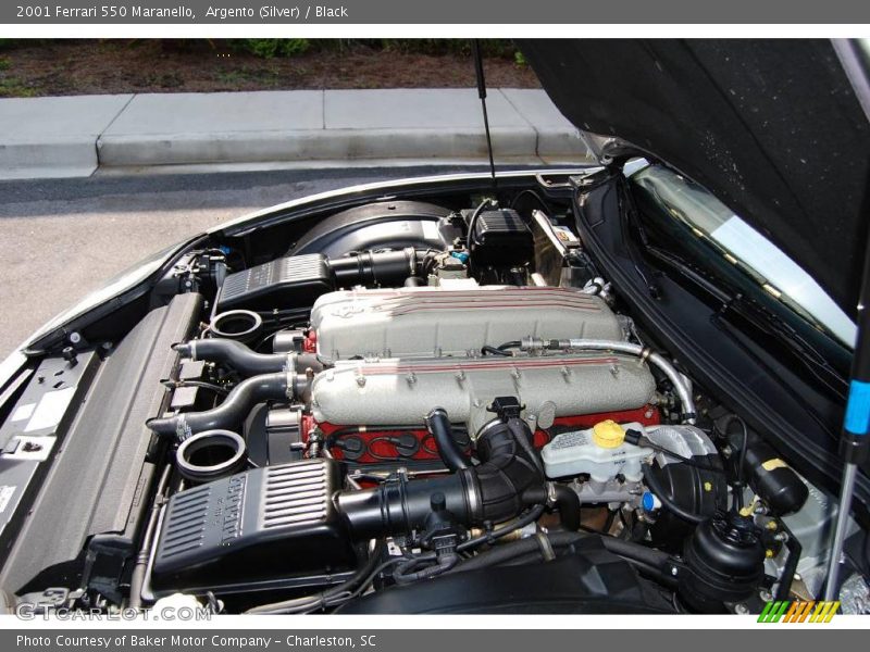 Argento (Silver) / Black 2001 Ferrari 550 Maranello