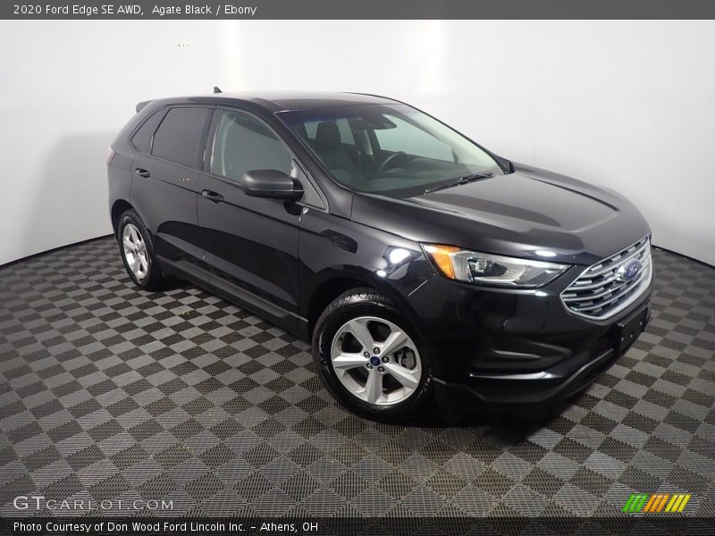 Agate Black / Ebony 2020 Ford Edge SE AWD